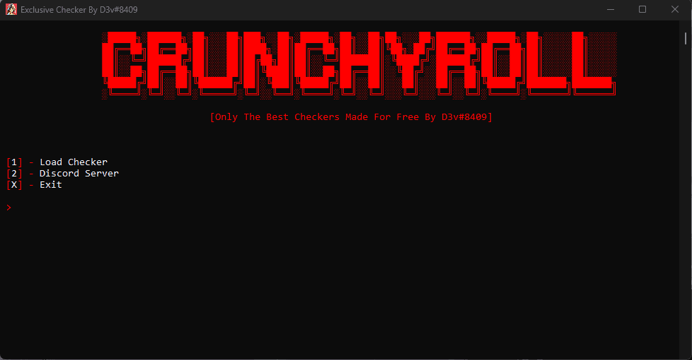 D3v 制作的新 Crunchyroll 检查帐户